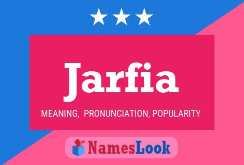 Jarfia Namensposter