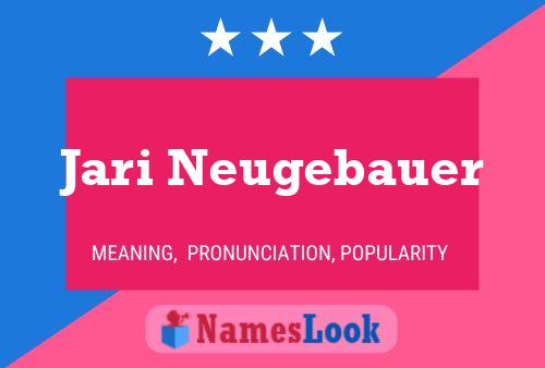 Jari Neugebauer Namensposter