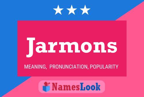 Jarmons Namensposter