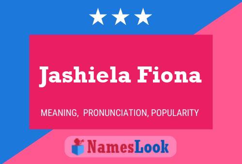 Jashiela Fiona Namensposter