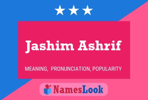 Jashim Ashrif Namensposter