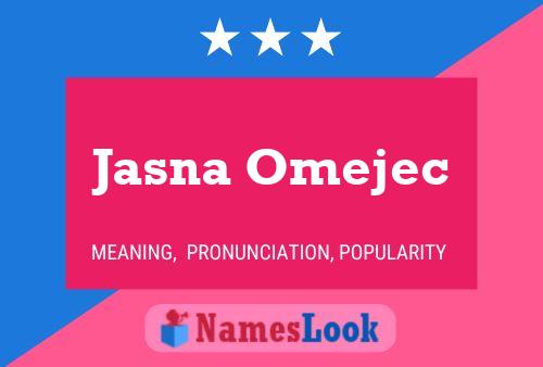 Jasna Omejec Namensposter