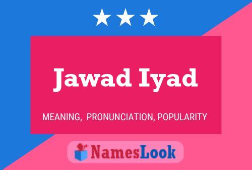 Jawad Iyad Namensposter