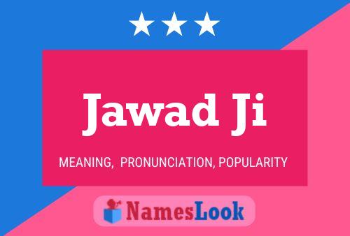 Jawad Ji Namensposter