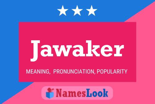 Jawaker Namensposter