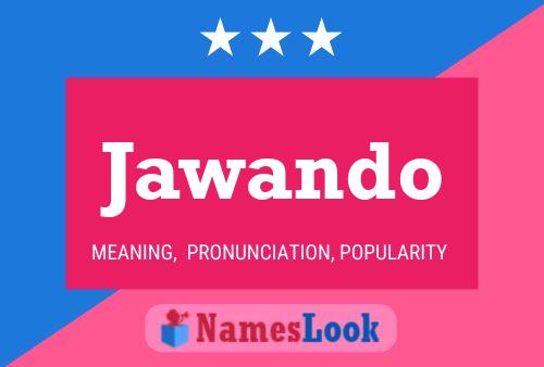 Jawando Namensposter