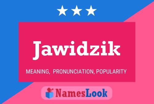 Jawidzik Namensposter