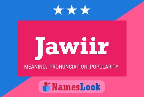 Jawiir Namensposter