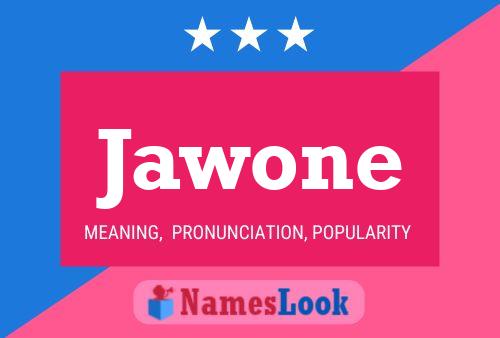 Jawone Namensposter