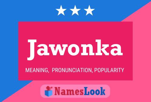 Jawonka Namensposter