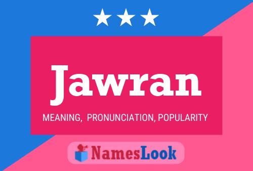 Jawran Namensposter