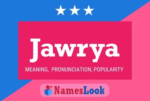 Jawrya Namensposter