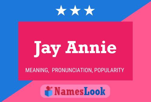 Jay Annie Namensposter