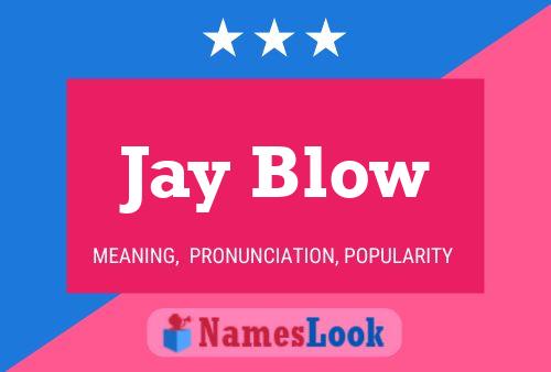 Jay Blow Namensposter