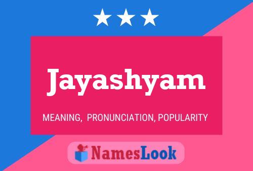 Jayashyam Namensposter