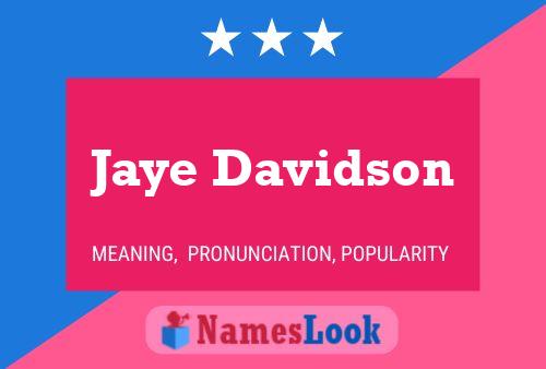 Jaye Davidson Namensposter