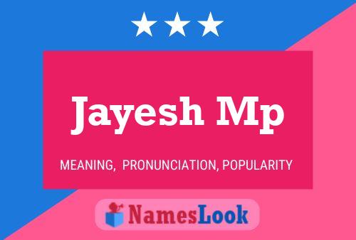 Jayesh Mp Namensposter