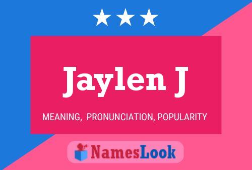 Jaylen J Namensposter