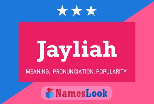 Jayliah Namensposter