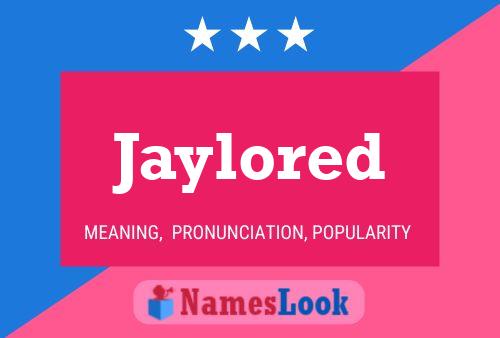 Jaylored Namensposter