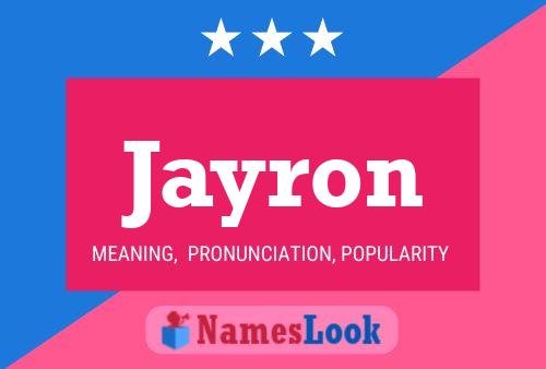 Jayron Namensposter