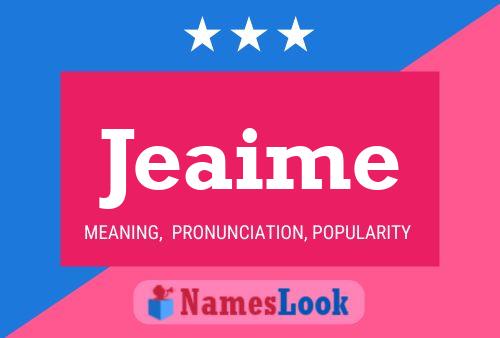 Jeaime Namensposter