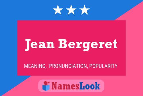 Jean Bergeret Namensposter