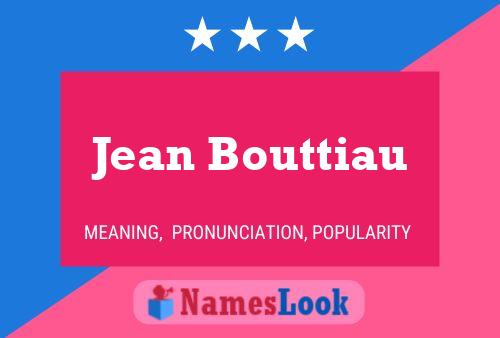 Jean Bouttiau Namensposter