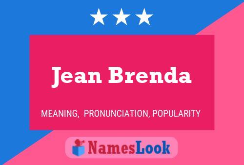 Jean Brenda Namensposter