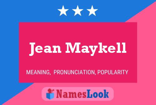 Jean Maykell Namensposter