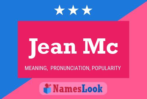 Jean Mc Namensposter