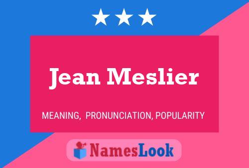 Jean Meslier Namensposter