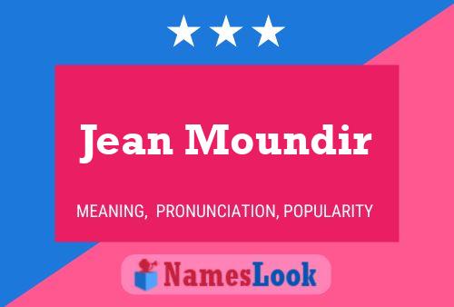 Jean Moundir Namensposter