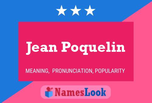 Jean Poquelin Namensposter