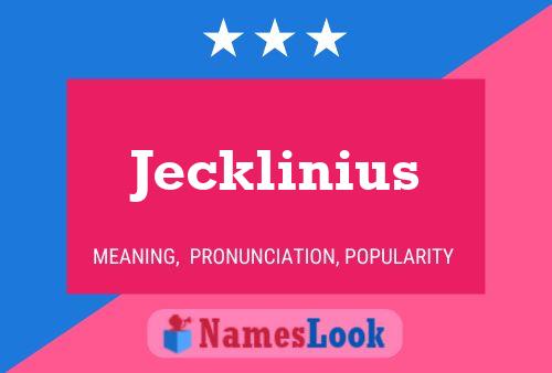 Jecklinius Namensposter