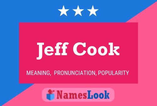 Jeff Cook Namensposter