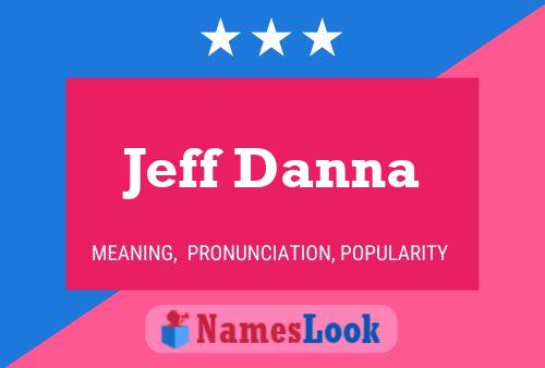 Jeff Danna Namensposter