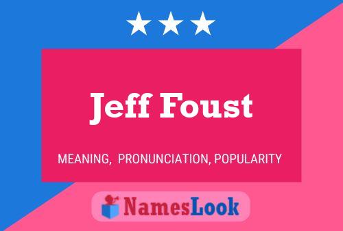 Jeff Foust Namensposter