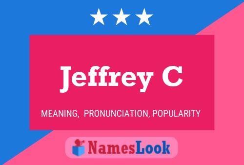 Jeffrey C Namensposter