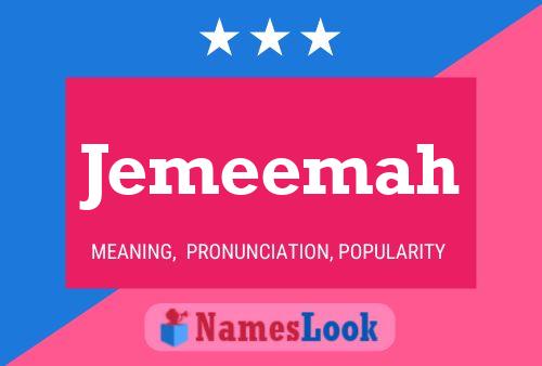 Jemeemah Namensposter