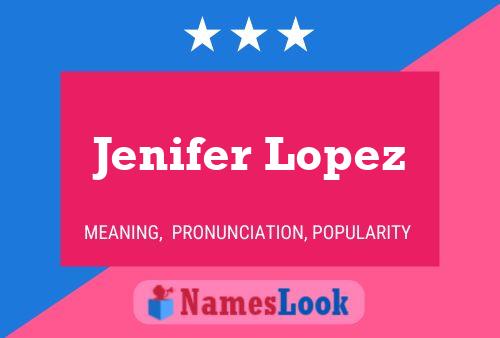 Jenifer Lopez Namensposter