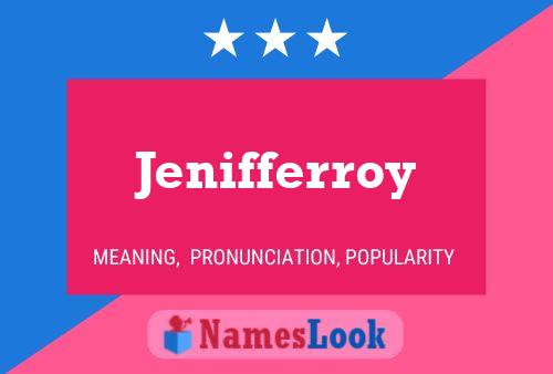 Jenifferroy Namensposter