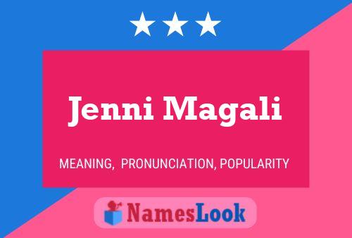 Jenni Magali Namensposter