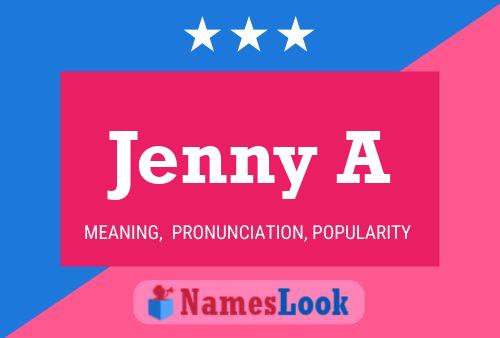 Jenny A Namensposter