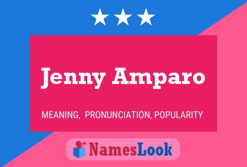 Jenny Amparo Namensposter