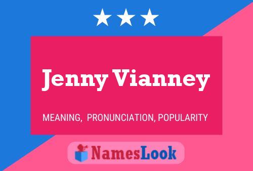 Jenny Vianney Namensposter