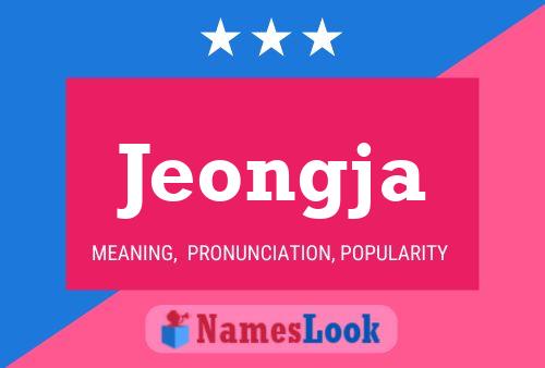 Jeongja Namensposter