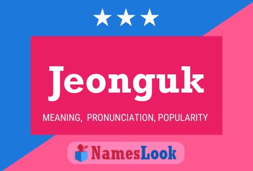 Jeonguk Namensposter