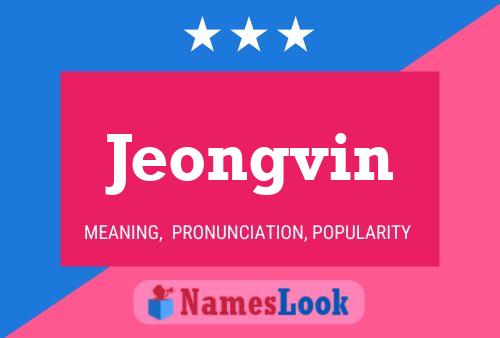 Jeongvin Namensposter