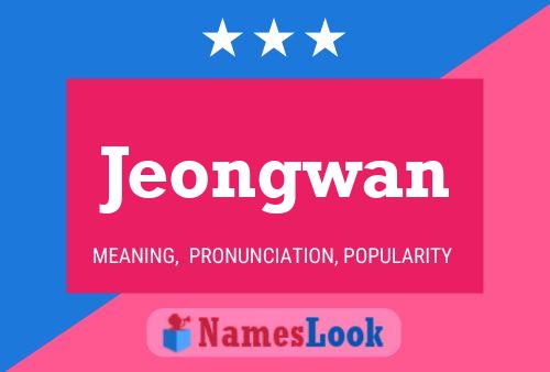 Jeongwan Namensposter